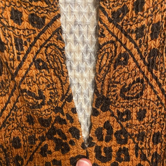 Anthropologie Farm Rio Alyse Midi Dress Leopard Size Large NWOT - Picture 9 of 9